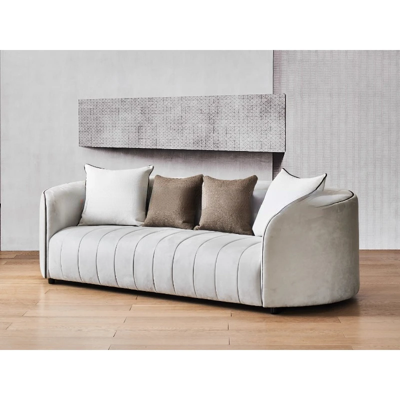 Fabric sofa / minimalist / 2.3m three-person / technology cloth /