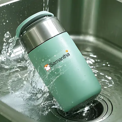 Genomskinliga, anpassade namnklistermärken, vattentäta och hållbara - gör-det-själv skoletiketter, märkning av sportflaskor, flerspråkiga personliga dekaler 10 best sales m-klistermärken - №6