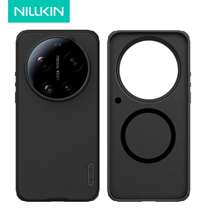 

For Xiaomi 17 Ultra Magnetic Case NILLKIN Airbags Anti-fingerprint Hard PC Frosted Shield Suction Phone Cover