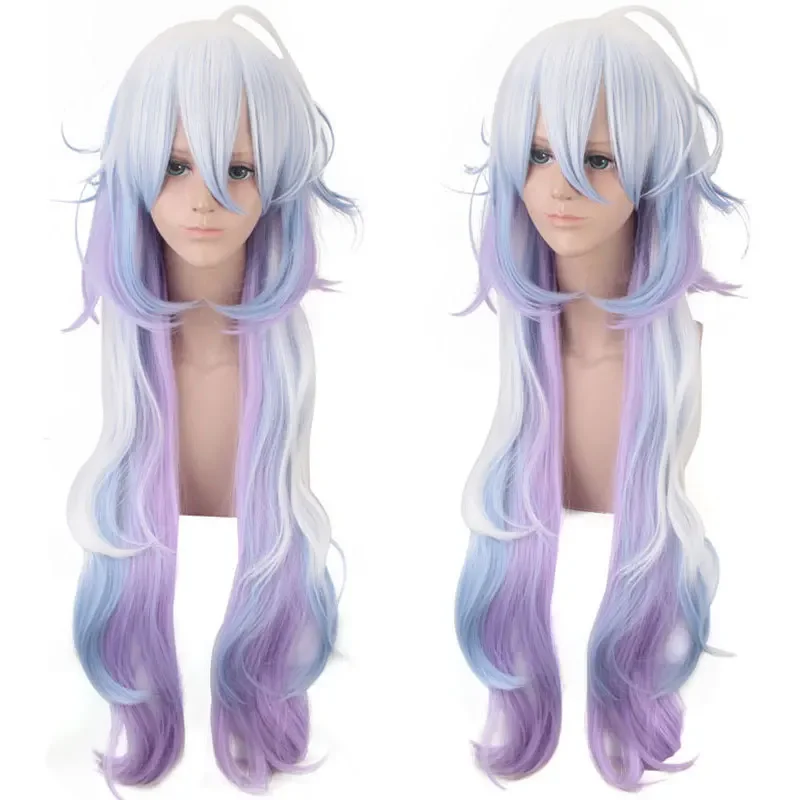 2023 New Anime Fate/Grand Order Caster Merlin Long Wig Cosplay Costumes Fate Stay Night Heat Resistant Synthetic Hair Wigs