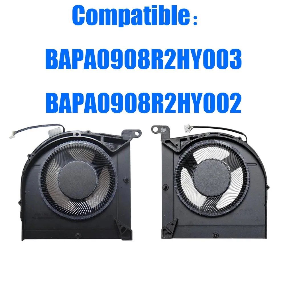 

Compatible BAPA0908R2HY003 BAPA0908R2HY002 DC12V 0.5A Replacement Laptop Fan