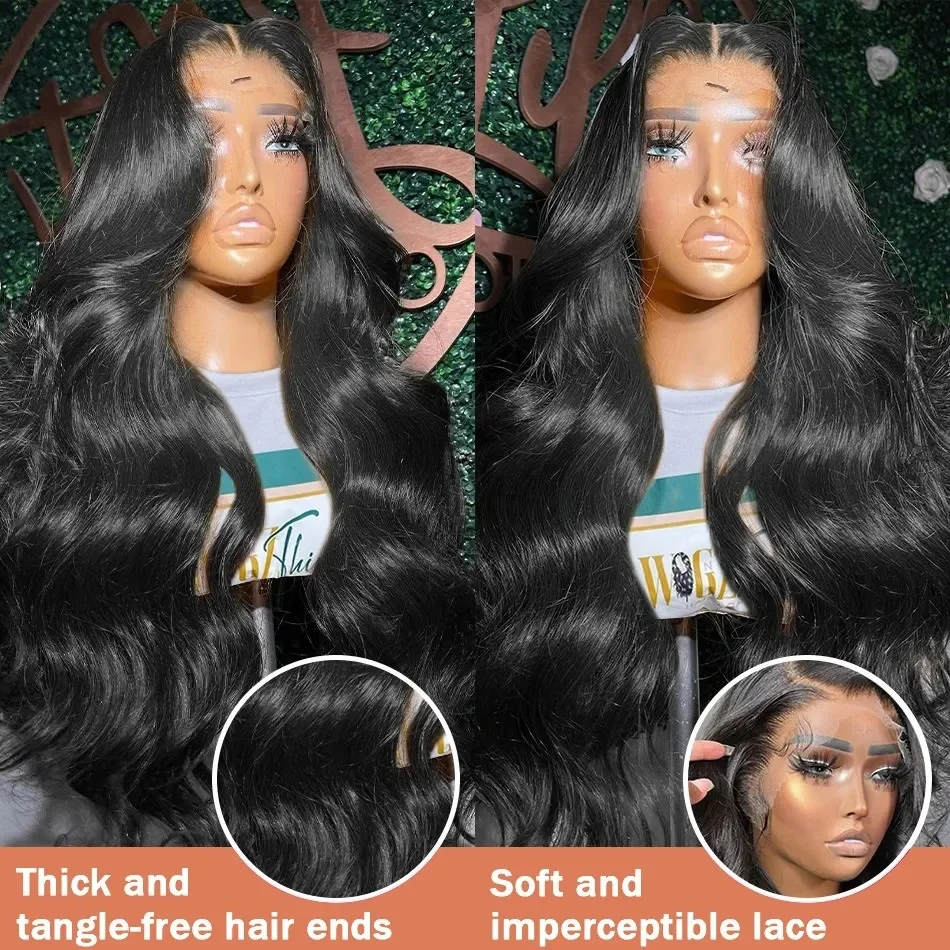 HD Transparent 13x6 Body Wave Lace Front Wigs Human Hair wig Brazilian 30 38 40 inch Wig 13x4 Lace Frontal Wigs For Black Women