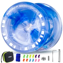 MAGICYOYO K3 Aurora-p Yoyo for Kids, Responsive Yoyo for Beginner, Professional Trick Yoyos with Extra Unresponsive Bearing