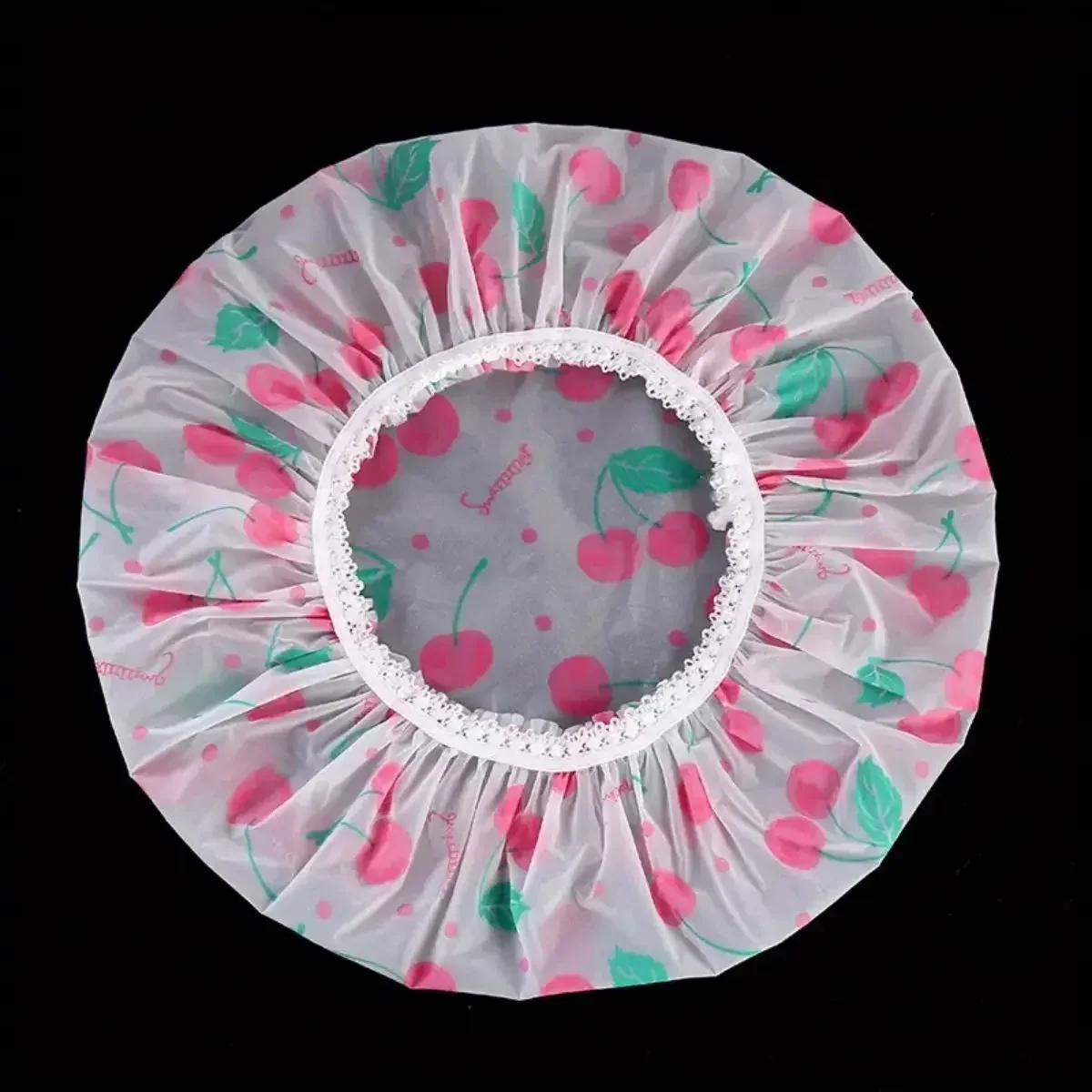 

Шикарная водонепроницаемая шапочка для душа с цветочным принтом для женщин — толстая многоразовая шапочка для ванны с резинкой для использования в спа-салоне и в салоне