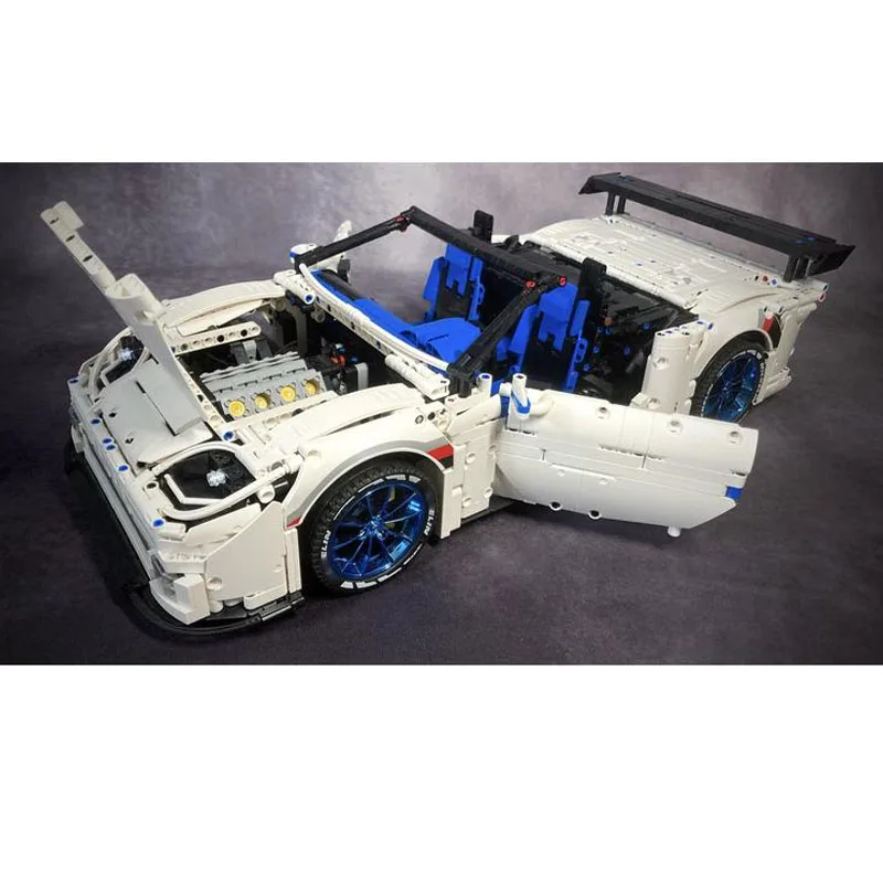 Classic MOC-154847 Vita C6 ZR1 Convertible Supercar Racing Series, Car Building Blocks Toy 3354pcs Christmas Gift DIYay Gifts