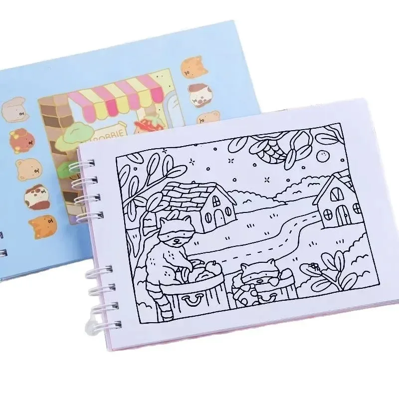 4/2/1 قطعة كتاب تلوين جيد للبالغين والمراهقين كتاب خربش تعليمي كتب تلوين أدوات مكتبية للطلاب