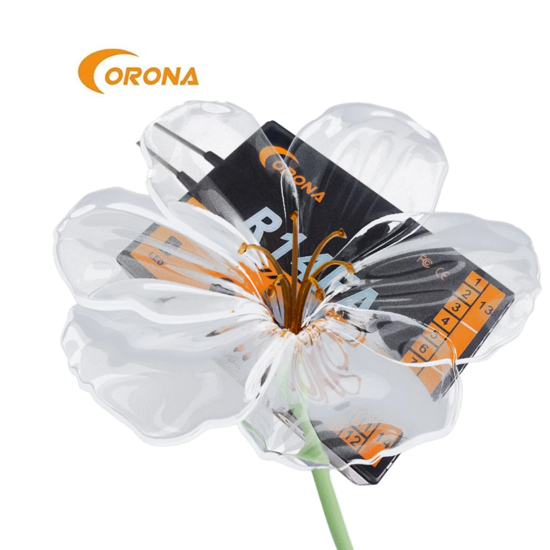 Corona R4FA/R6FA/F8FA/R14FA 2.4Ghz Dual Antenna FASST LBT Compatible FUTABA Receiver Receptor for RC FPV Fixed-wing Drones Parts