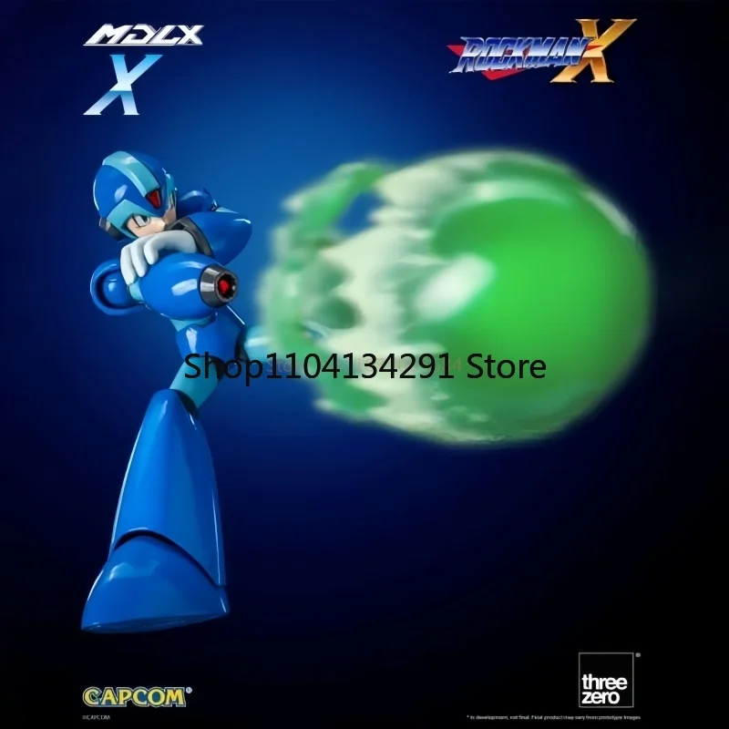 Figura de acción articulada Original ThreeZero Mega Man MDLX, edición limitada, juguete de modelos coleccionables para regalo de niños