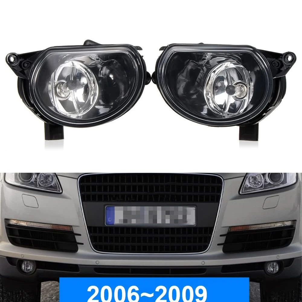 2Pcs Car Front Fog Driving Light Fog Lamp for Audi A3 2004-2008 Q7 2007-2009