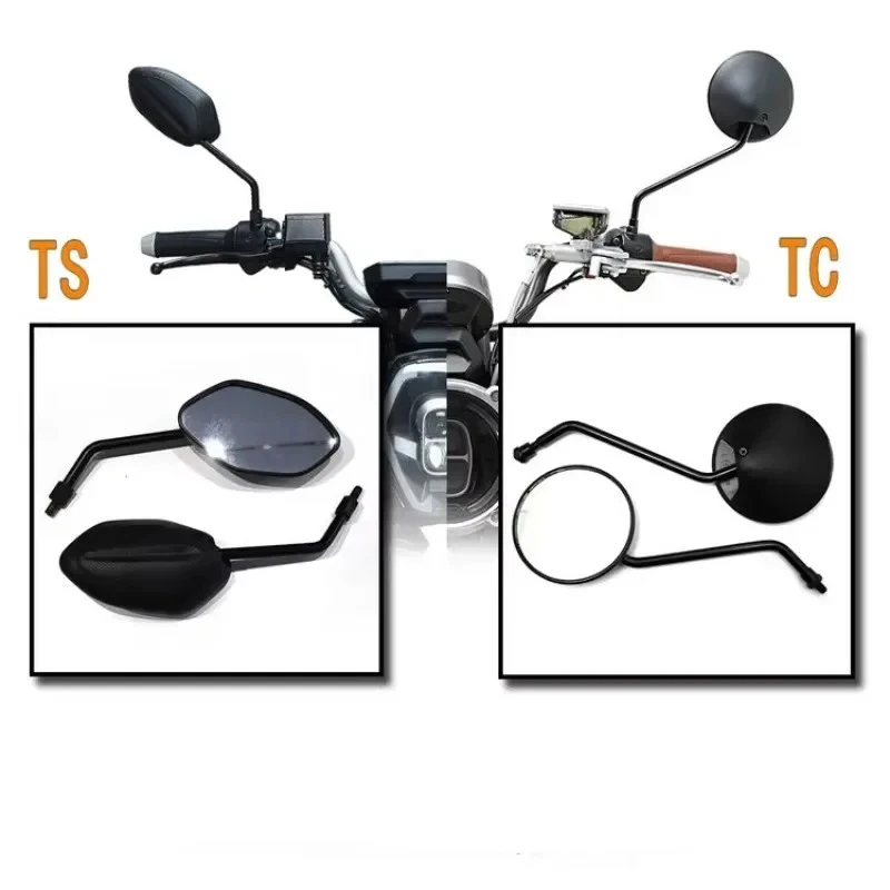 Left And Right Mirror Genuine Accessories Rearview Mirror Dedicated For Super SOCO TS TC / TCMAX