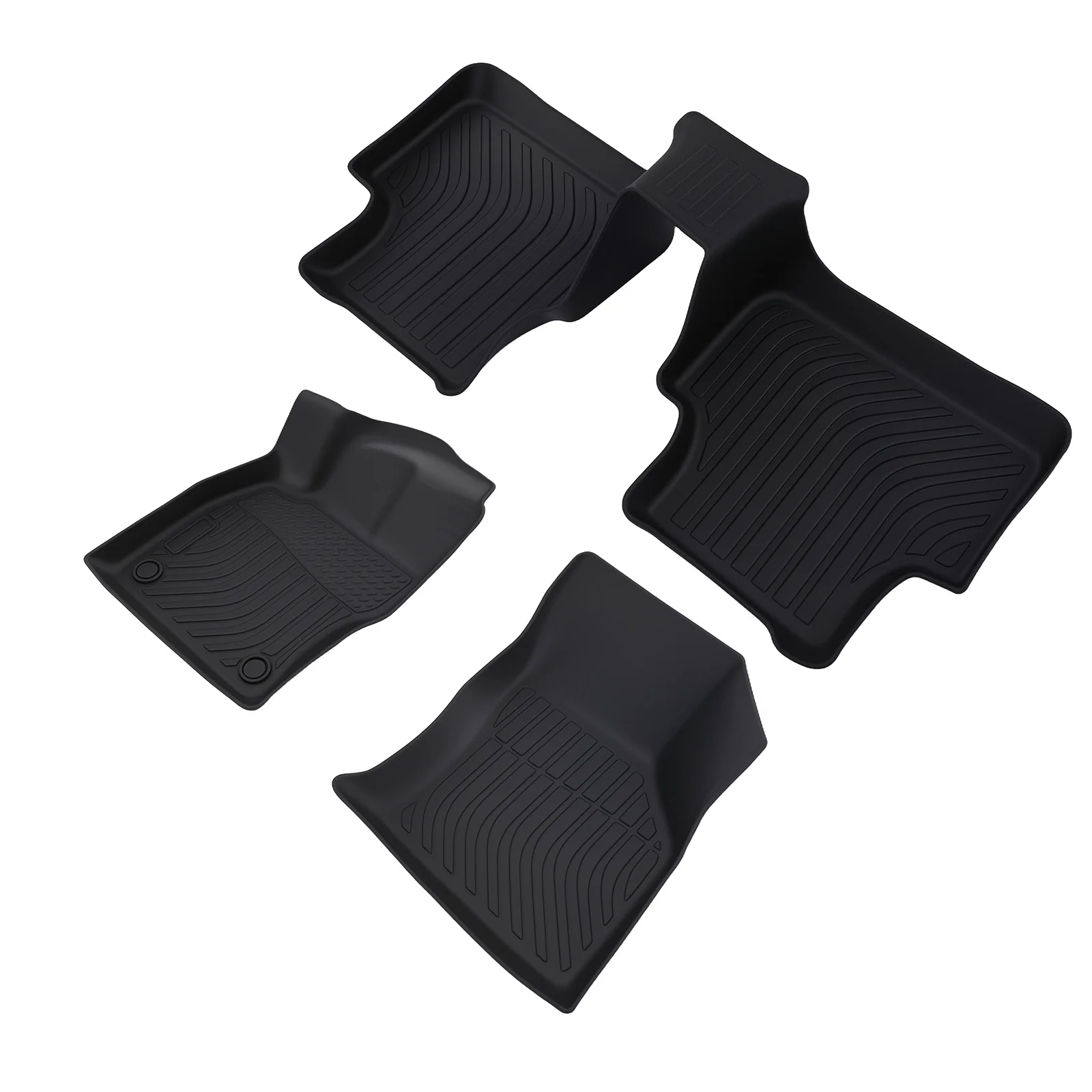 

Black Floor Mats Liner for Volkswagen Jetta 2019-2024 TPE Rubber Car Carpet