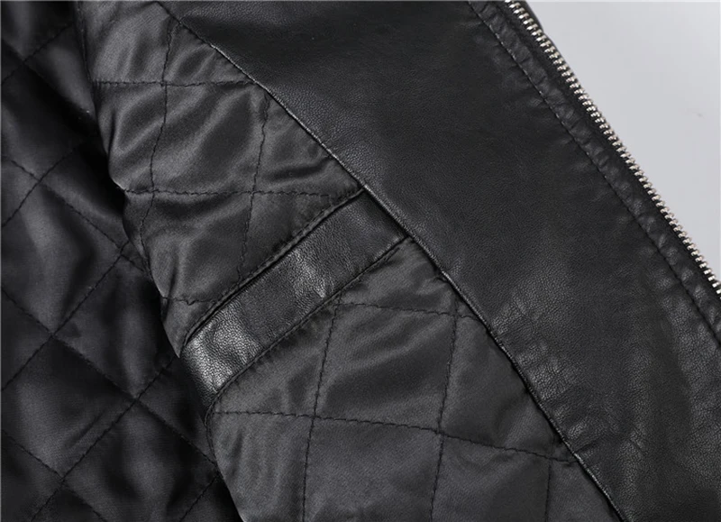 2024 leather jacket men\'s Pu letter embroidered fashionable motorcycle jacket top brand winter retro luxury new uomo plein