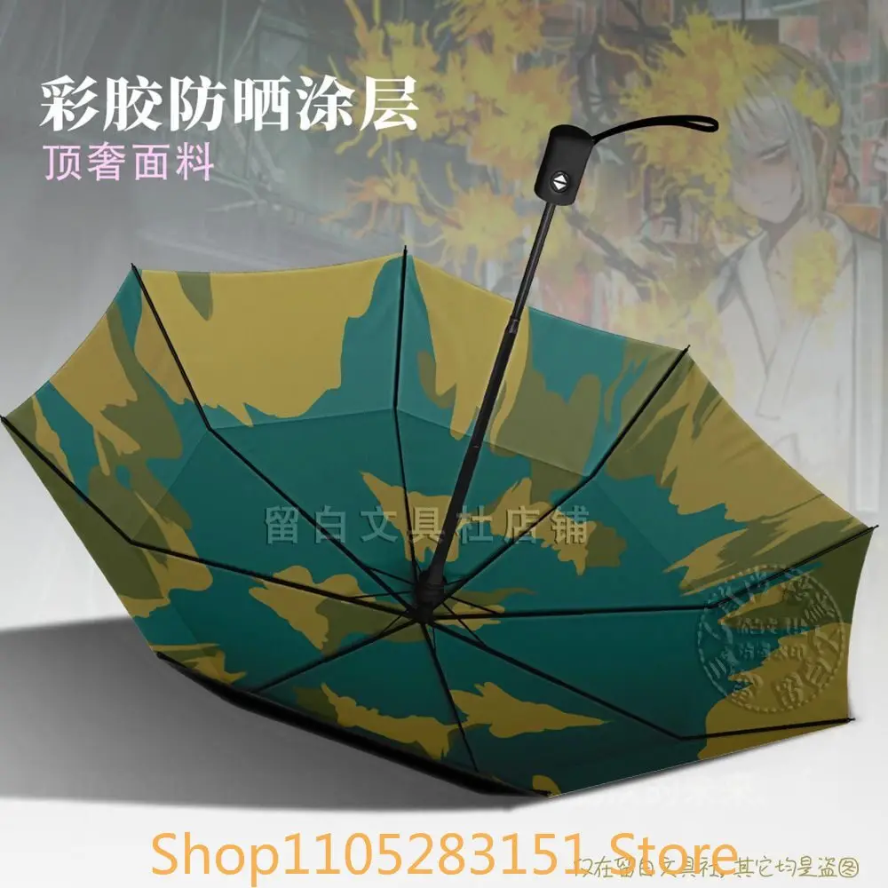 Limbus Company Dulcinea Anime Cosplay Automatic Eight-Bone Portable Folding Sun Rain Umbrella Christmas ornament Fans Gift - view 5