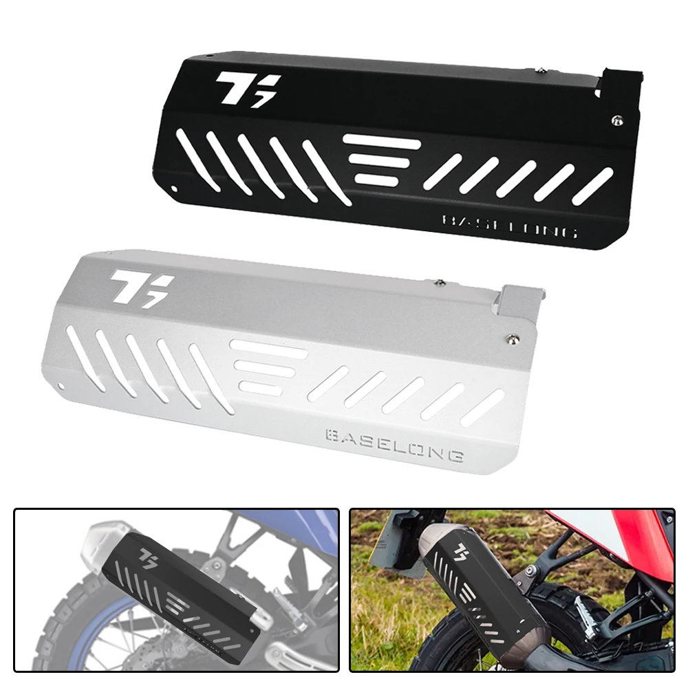 

For Yamaha Tenere 700 T7 Rally 2019 2020 2021 2022 2023 2024 Motorcycle Exhaust Pipe Heat Shield Cover Muffler Protector Guard