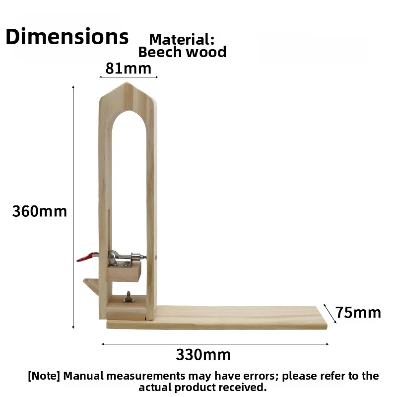 Leather Stitching Pony Wooden Clamp Adjustable Leather Craft Tool Hand Sewing Clamp Holder for Leather Working Repair Tool