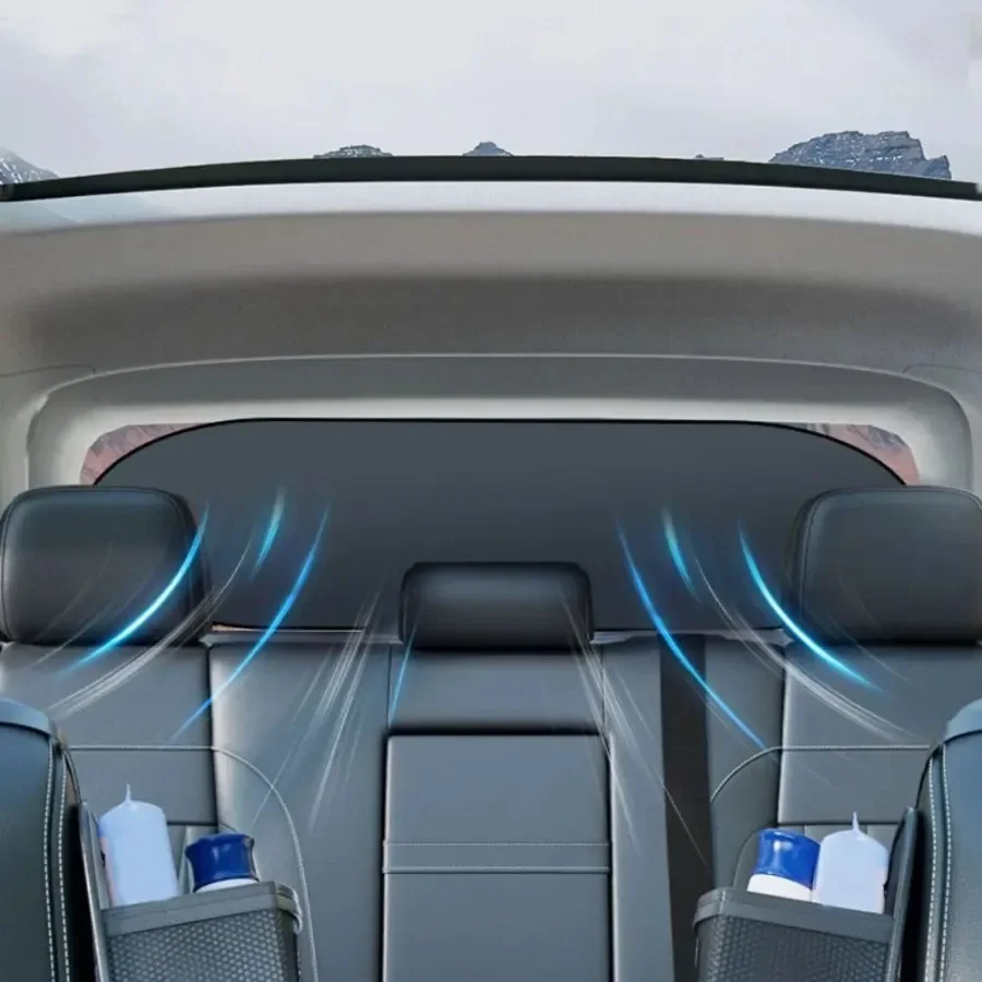 

Car Sun Shade UV Protection Folding Auto Rear Window Sunshade Universal Car Window Visor with Suction Cups