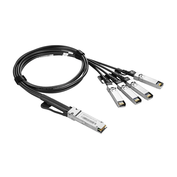 40G QSFP+ TO 4*10G SFP+ DAC Optical Cable; 1/2/3/5/7M; Direct-connect Passive Copper Stacking Cable Compatible With Cisco, Huawe