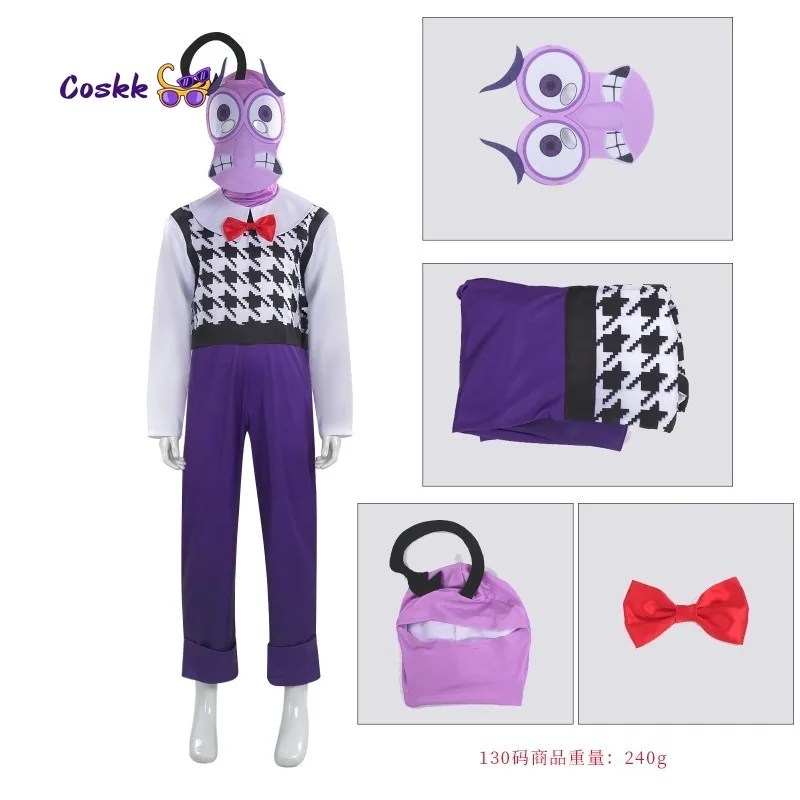 Costume Kids Joy Disgust Dress Envy Anger Fear Anxiety Embarrassment Cosplay Halloween Carnival Party Costume Girls view 2