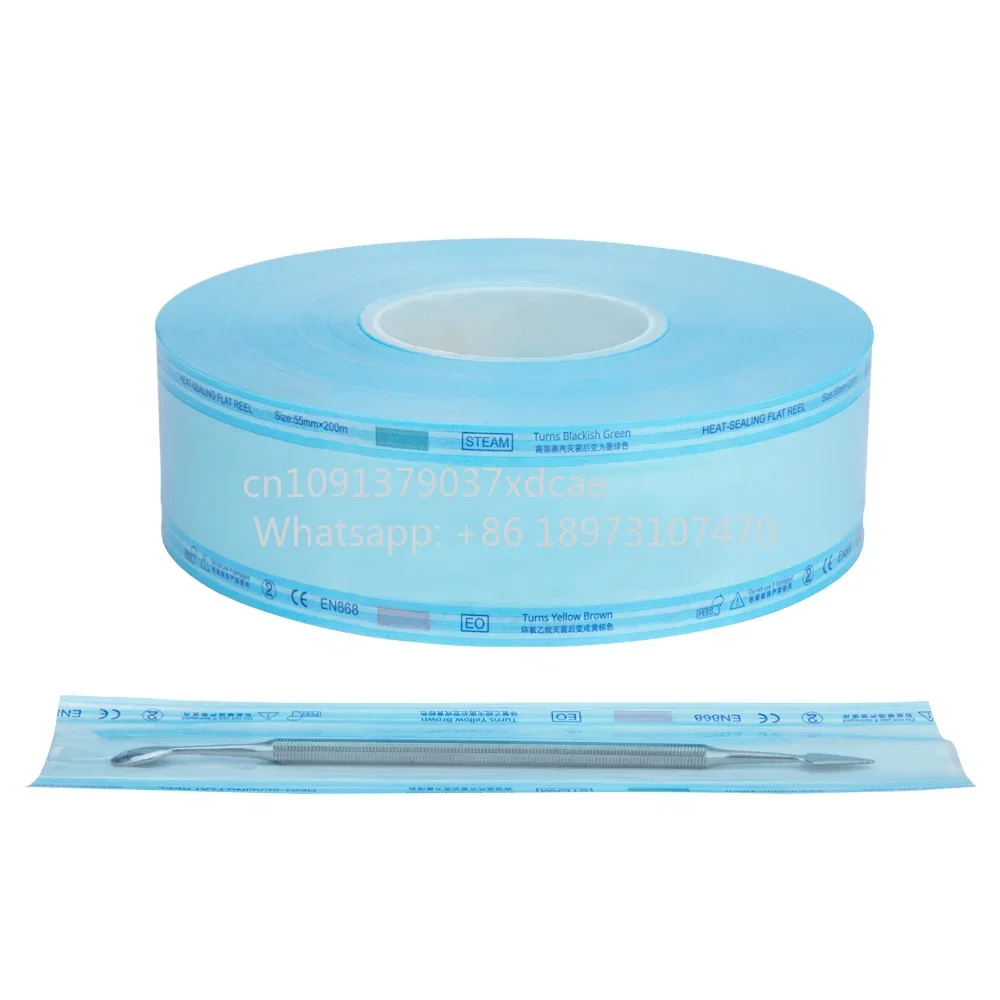 2026 NEWV . Autoclave Sterilization Self-Sealing Pouches Bag .-grade For Sealing Machine Oral Product 50mm 55mm 75mm