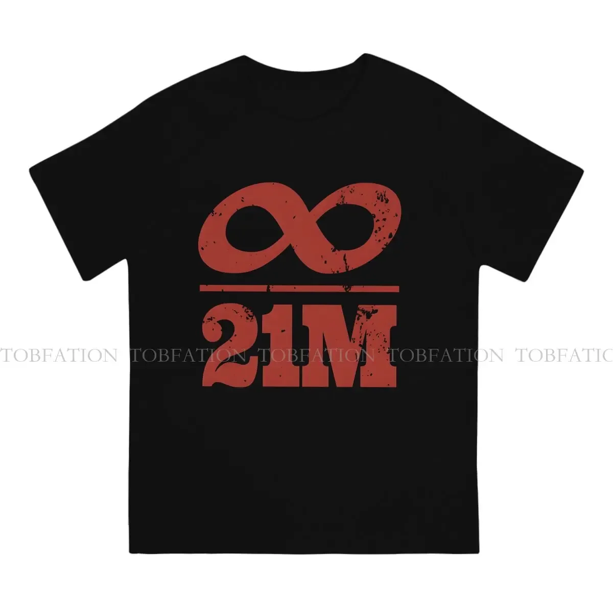 Bitcoin Infinity Divided By 21 Million Fashion TShirts Cryptocurrency Men Graphic Pure Cotton Tops T Shirt O Neck Oversized