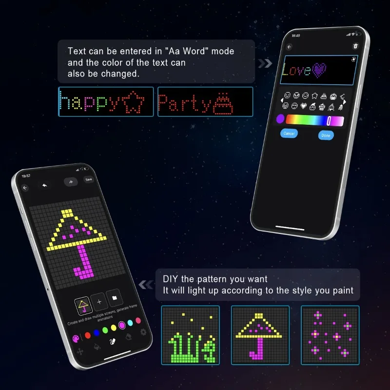 9.9ft 400 المصابيح أضواء الستار الذكية LED جارلاند الستار أضواء DIY نمط APP عن بعد مقاوم للماء داخلي إضاءة ديكوريّة خارجية