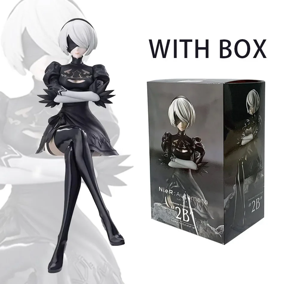 In Stock SEGA PM TV Ver. NieR:Automata Ver1.1a Yorha No. 2 Type B PVC 18CM Anime Action Figures Model Collection Ornament Toy