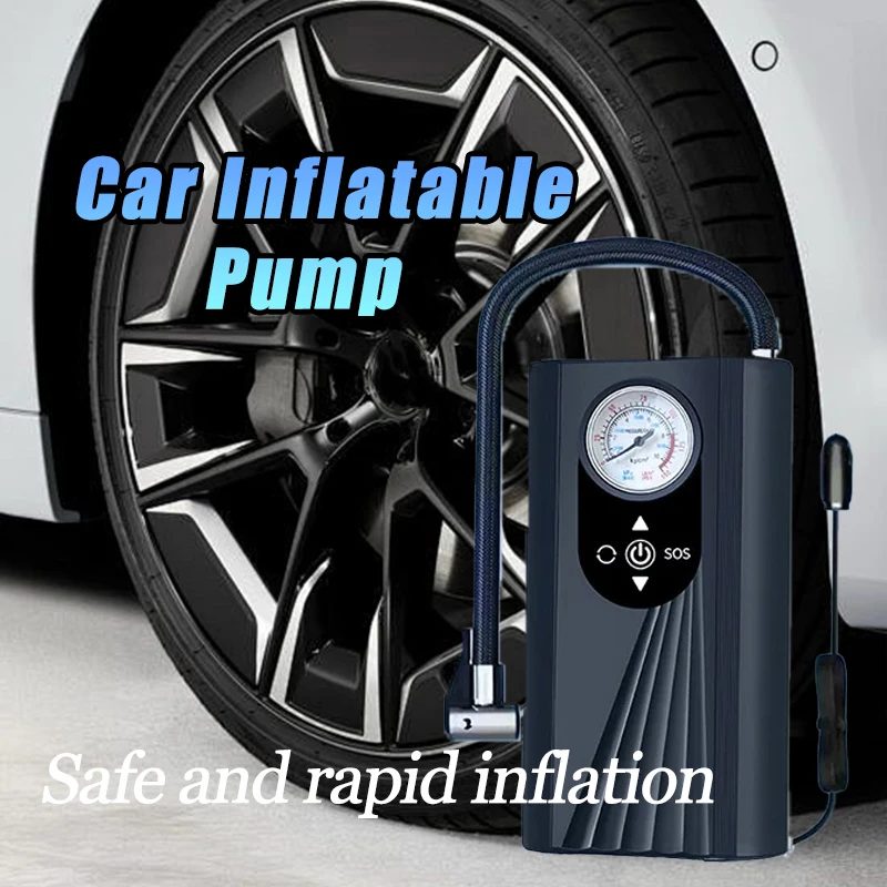 

Portable Car Air Compressor Wired Electric Car Air Pump Car Special Tire with Portable Pump Automatic Pneumatic Charging ﻿