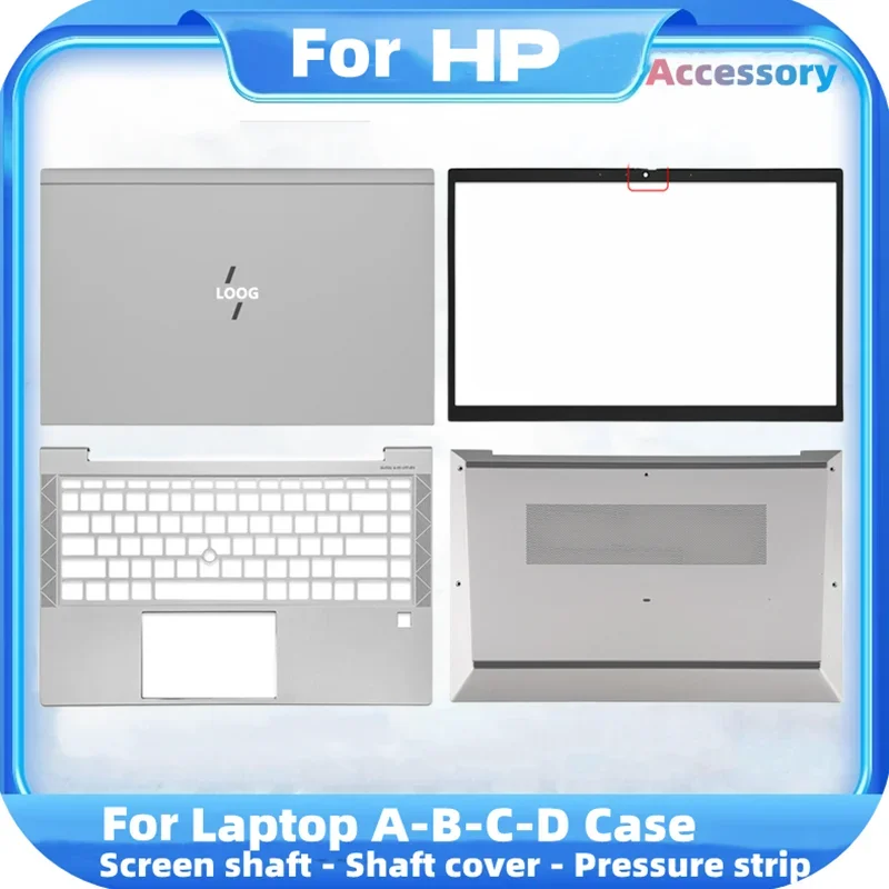 Nieuwe Lcd Back Cover Voor Hp Elitebook 850 G7 850 G8 Laptop Voorkant Bezel Palmsteun Onderkant Case Scharnier Cover Zilver 850 G7 G8