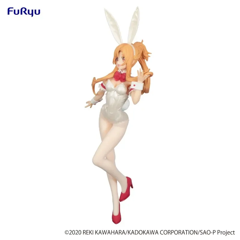 FURYU Sword Art Online Yuuki Asuna Playboy Bunny Action Toy Figures Anime Surroundings Christmas Gifts Kawaii