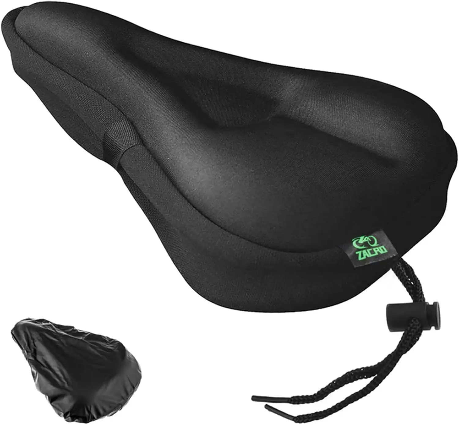 

Bike Seat Cushion - Gel Padded Bike Seat Cover for Men Women Comfort, Extra Soft Exercise Bicycle Seat Compatible with Peloton, Outdoor & Indoor Bike Saddles