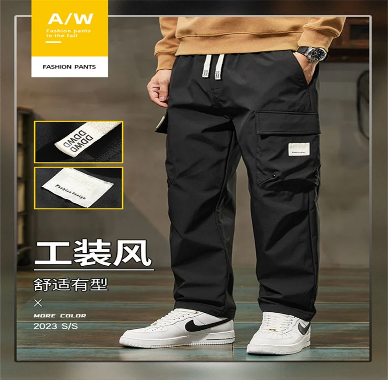 2024 casual pants, outdoor workwear pants, loose and versatile multi pocket trendy loose pants