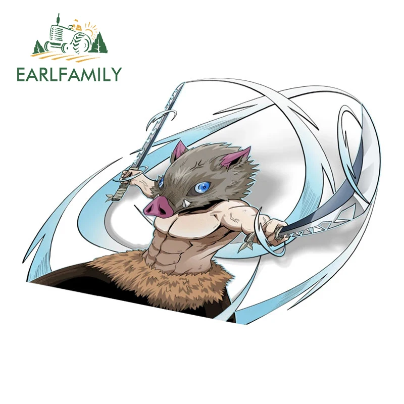 

EARLFAMILY 13 см X 9 см для аниме Inosuke аниме автомобильные наклейки граффити забавные наклейки на мотоцикл караван виниловые автомобильные аксессуары