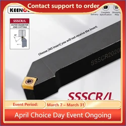 SSSCR1212 SSSCR1616 SSSCR2020 SSSCR2525 SSSCR3232  External Turning Tool SSSCR SSSCL Cutter Bar CNC Lathe Bar Turning Holder