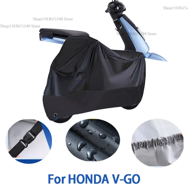 

Motorcycle Full Covers For HONDA V-GO Car Outdoors Sun Protection Dust No Ear Thickened Oxford Clothcover Accessories