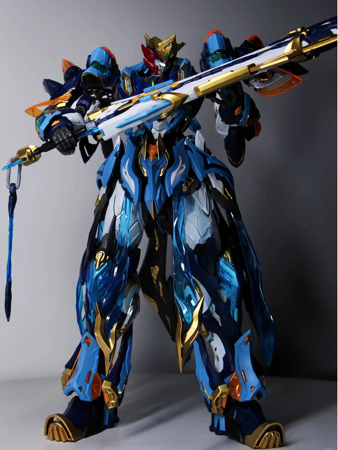 Motor Nuclear MNP-XH14 Mo Li Qing Assembly Kit 1/72 Legend of Star General Alloy Frame Mecha 26.5cm Snap-fit Pre-painted Gift