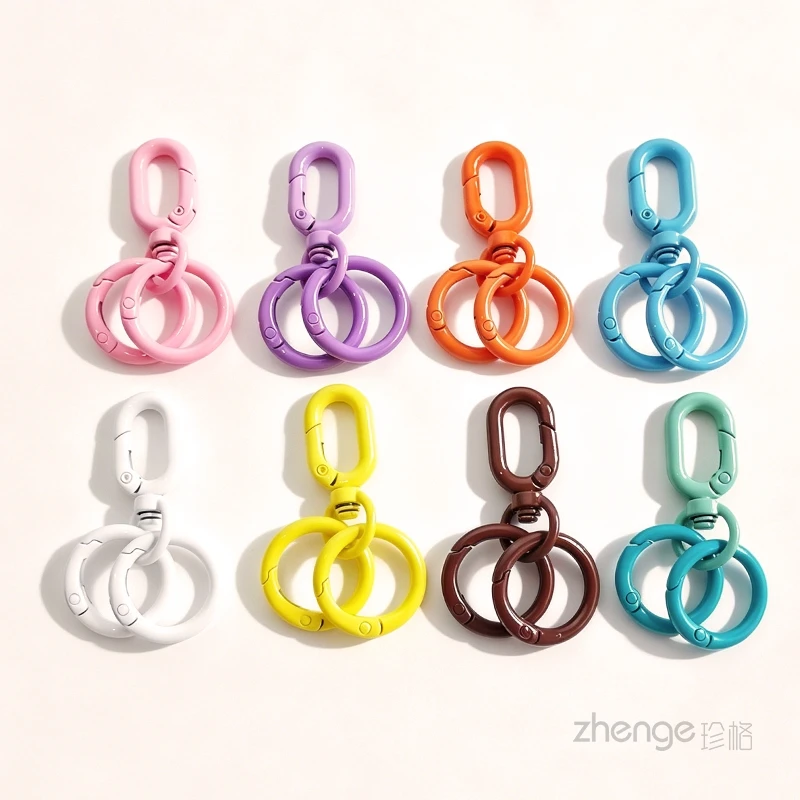 New Macaron Color Phone Lanyard Hardware Kit - Clips, Spring Rings, D-Rings & Connectors for Phones, Cameras & Bags