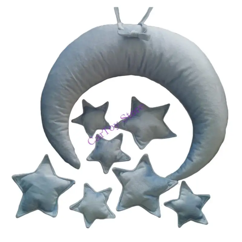 

634F 9 ПК/набор новорожденных фотосъемка ребята для ребенка, позирующих полумесяц, комплект звезд для детских фото съемки