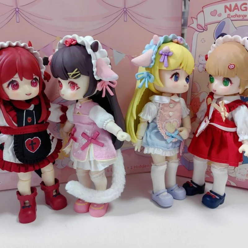 Nagi 2 échange étudiant série Bjd poupée boîte mystère Kawaii modèle Action figurines Anime Caja Misteriosa figurine aléatoire noël