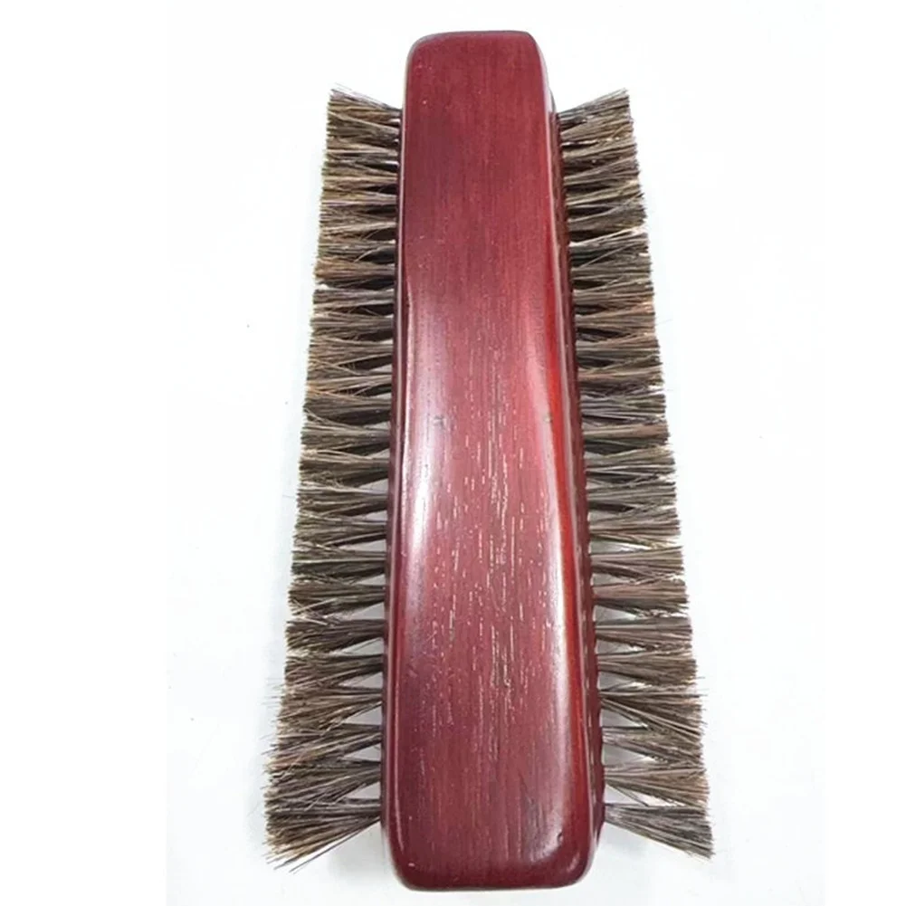 wine-red-billiards-table-brush-horsehair-brush-three-sided-design-premium-horsehair-bristles-sturdy-maple-handle