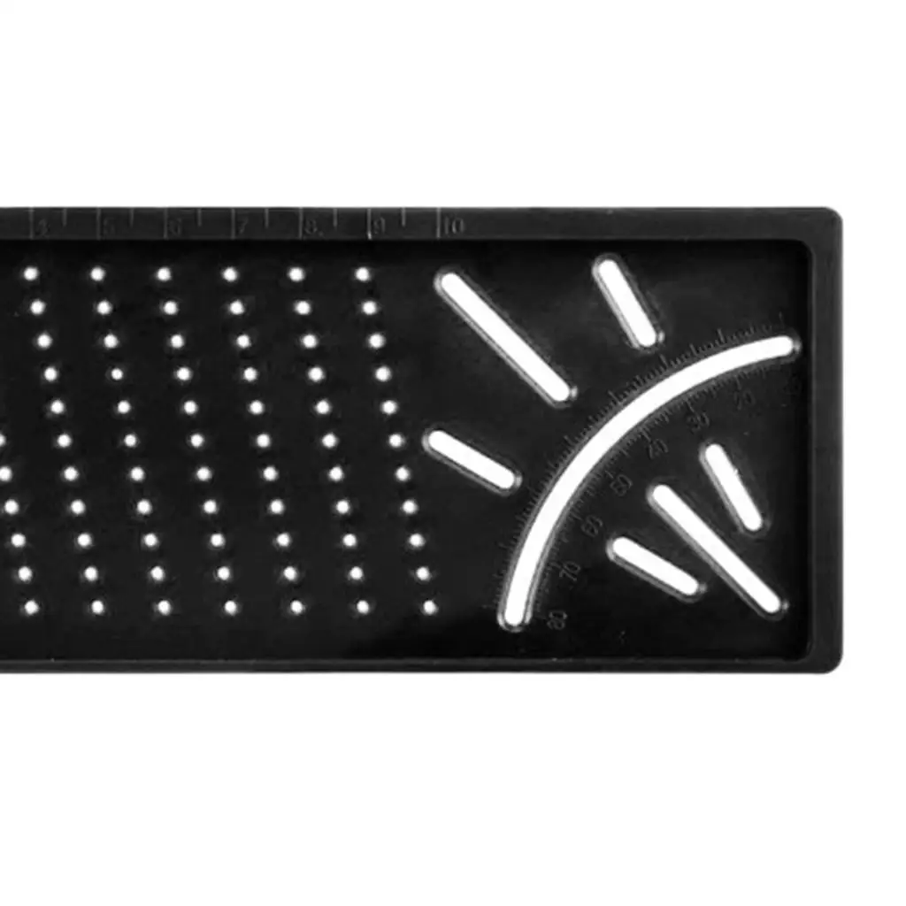 Woodworking Pen T Type Marking Ruler Hole Measuring Tool with