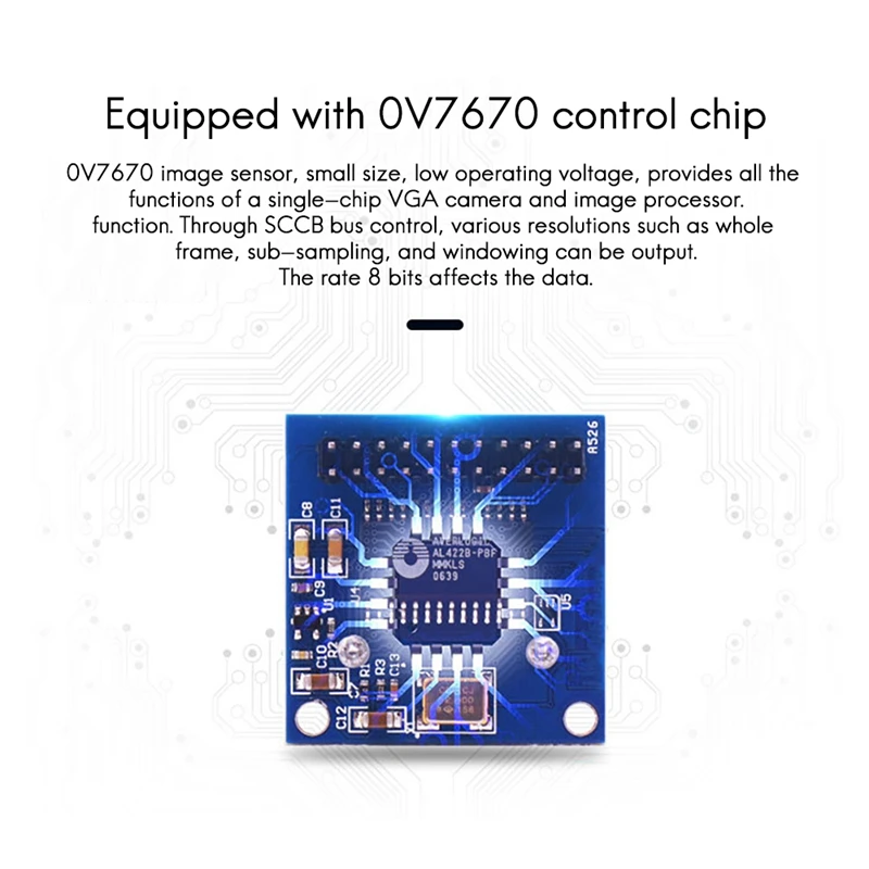 OV7670 Visual Inspection Line Camera Module With FIFO STM32 Image Recognition