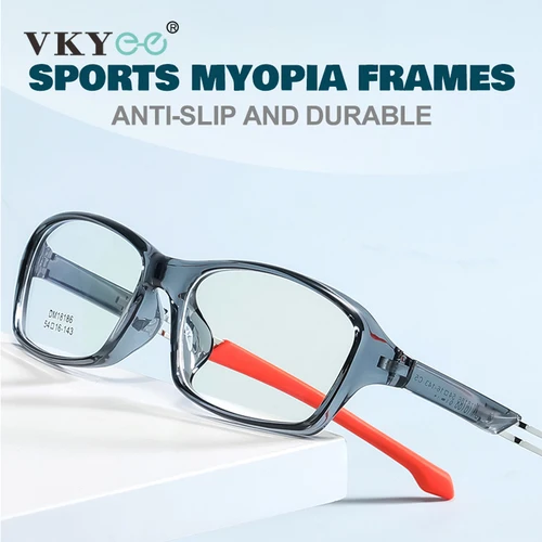 Imagen 2 del producto VICKY-gafas deportivas con montura para ciclismo al aire libre, gafas ópticas de moda, gafas con montura cuadrada, se pueden personalizar con prescripción