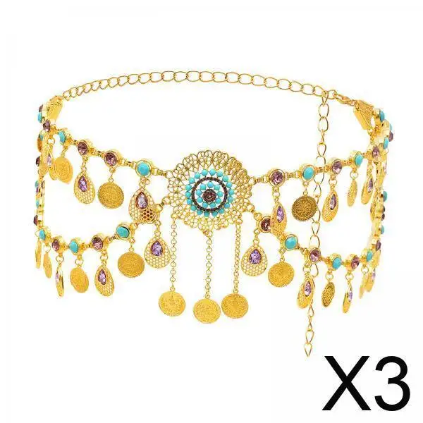 

Ремень-цепочка из сплава, женские регулируемые ремни в винтажном стиле для классической юбки и пляжных аксессуаров