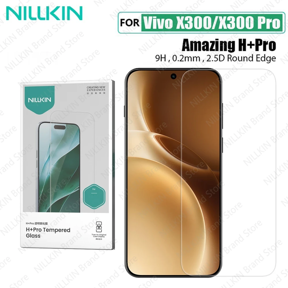 

Nillkin For Vivo X300 /X300 Pro Tempered Glass Amazing H+PRO Anti-Explosion 2.5D 9H Screen Protector For Vivo X300Pro Glass Film