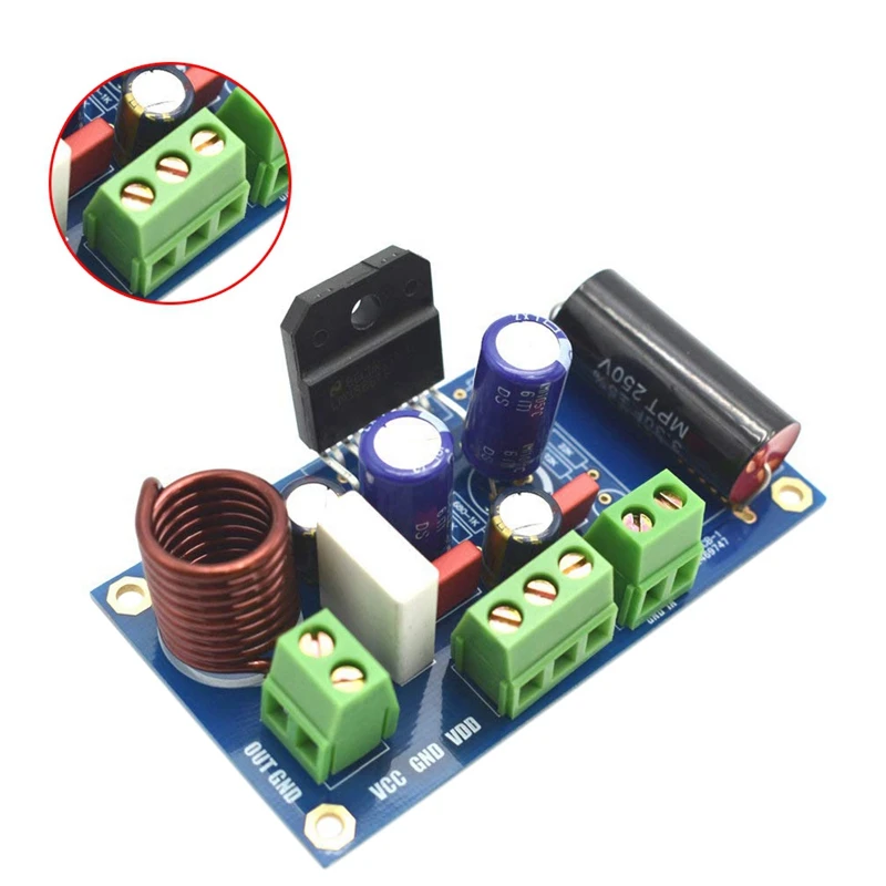 Imagem -03 - Mono Amplificador de Potência Board Kit Faça Você Mesmo Circuito Clássico Paralelo Versão Mais Recente do gc 60w 1pc Lm3886 tf