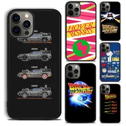 Back to the Future Movie phone Case Cover For iPhone 17 Air 16 15 14 Plus Apple 11 12 13 Pro Max coque