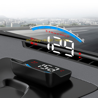New Hot Sell Car HUD Head up Display M6s OBD2 Gauge  HUD With 3.5 Inch LCD Projection Universal Digital Speedometer