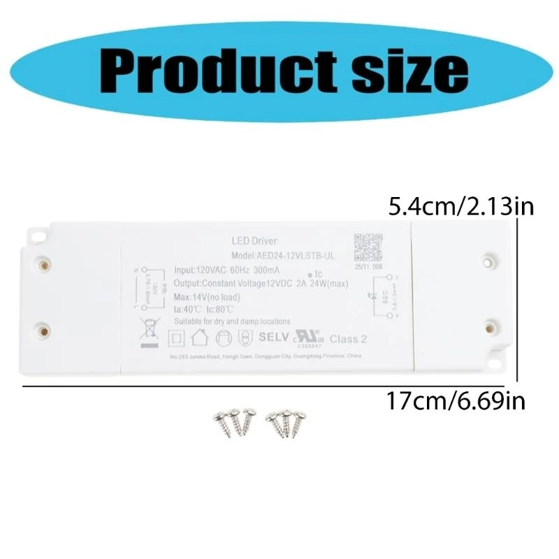 63HA LED Driver Power Supply 24W LED Driver Power Supply Adapter Converter Lighting Converter For LED Ceiling Lights