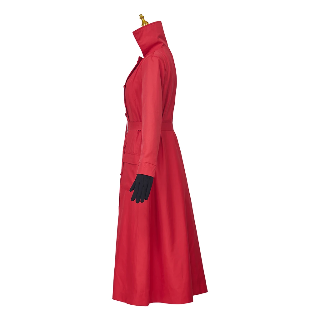 Vestito rosso del Costume di Sandiego del Cosplay di Carmen lella con i guanti del cappello vestito del gioco di ruolo della festa di carnevale di