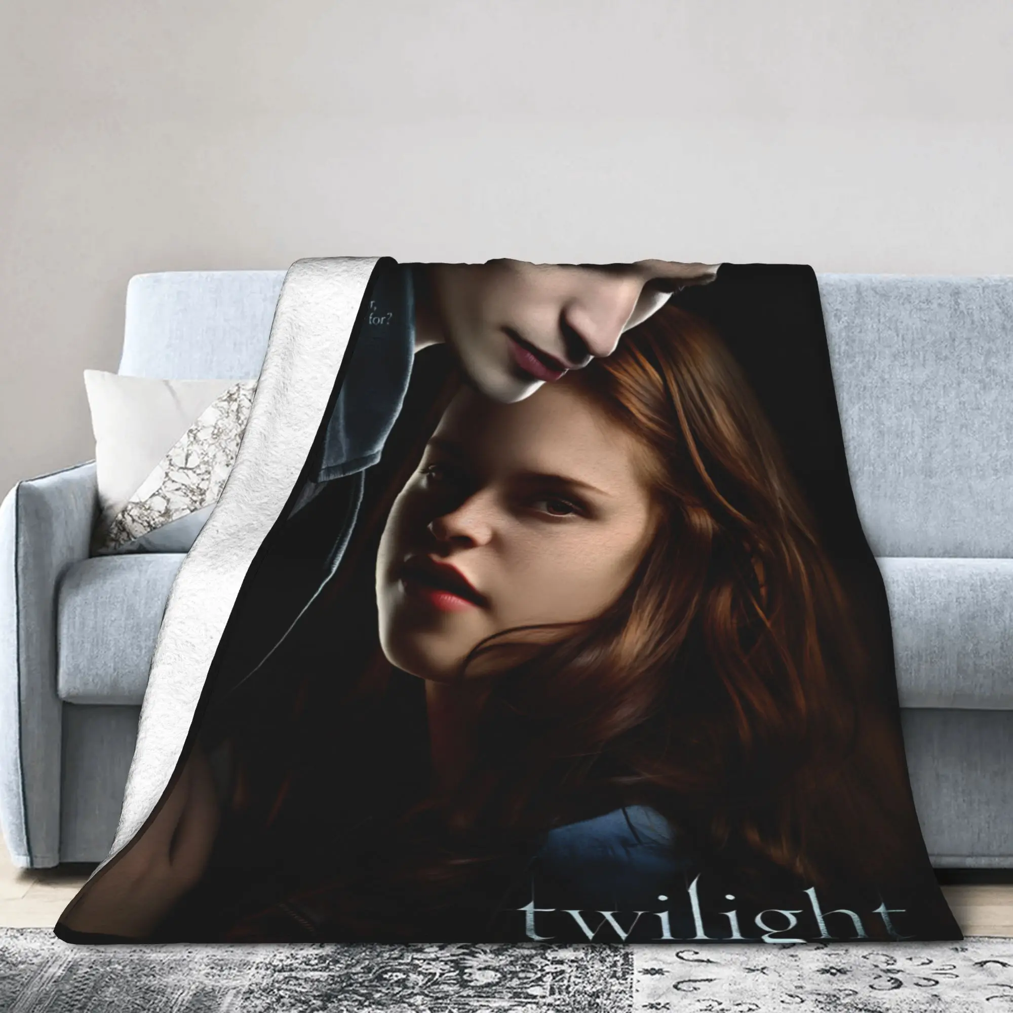 ديكور إدوارد البطانيات الدافئة الناعمة الشفق ساغا الاطفال الكبار أفخم رمي بطانية رقيق الأريكة السرير الفانيلا المفرش أريكة سرير